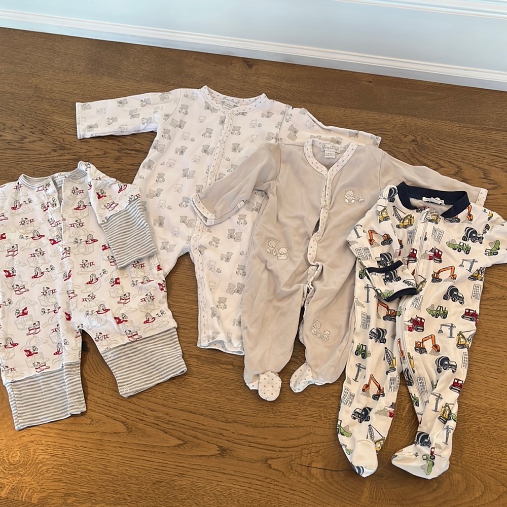 Kissy kissy lot of 4 boy, 0-3 month, 3-6 month